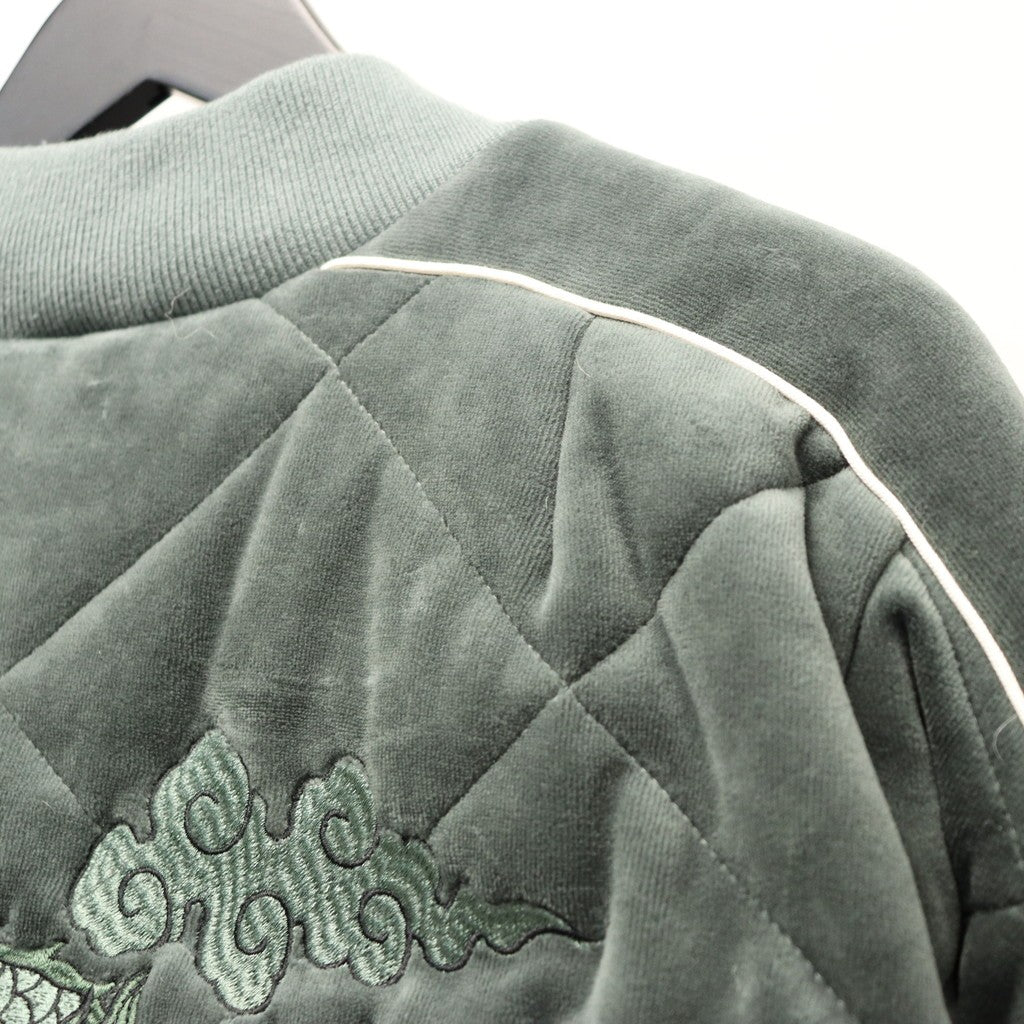 DELUXE | VELOUR SOUVENIR JKT #Gray [20TH-JK03]