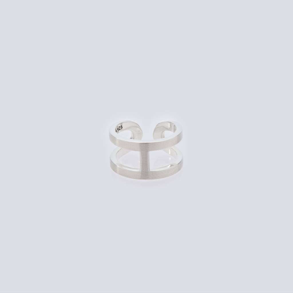 アクセサリー XOLO JEWELRY / H Ring H Ring with Hair Line #SILVER [XOR112] - cocorozashi 三重県四日市