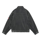 8W CORD TRUCKER JACKET #GREY [CES27JK08]