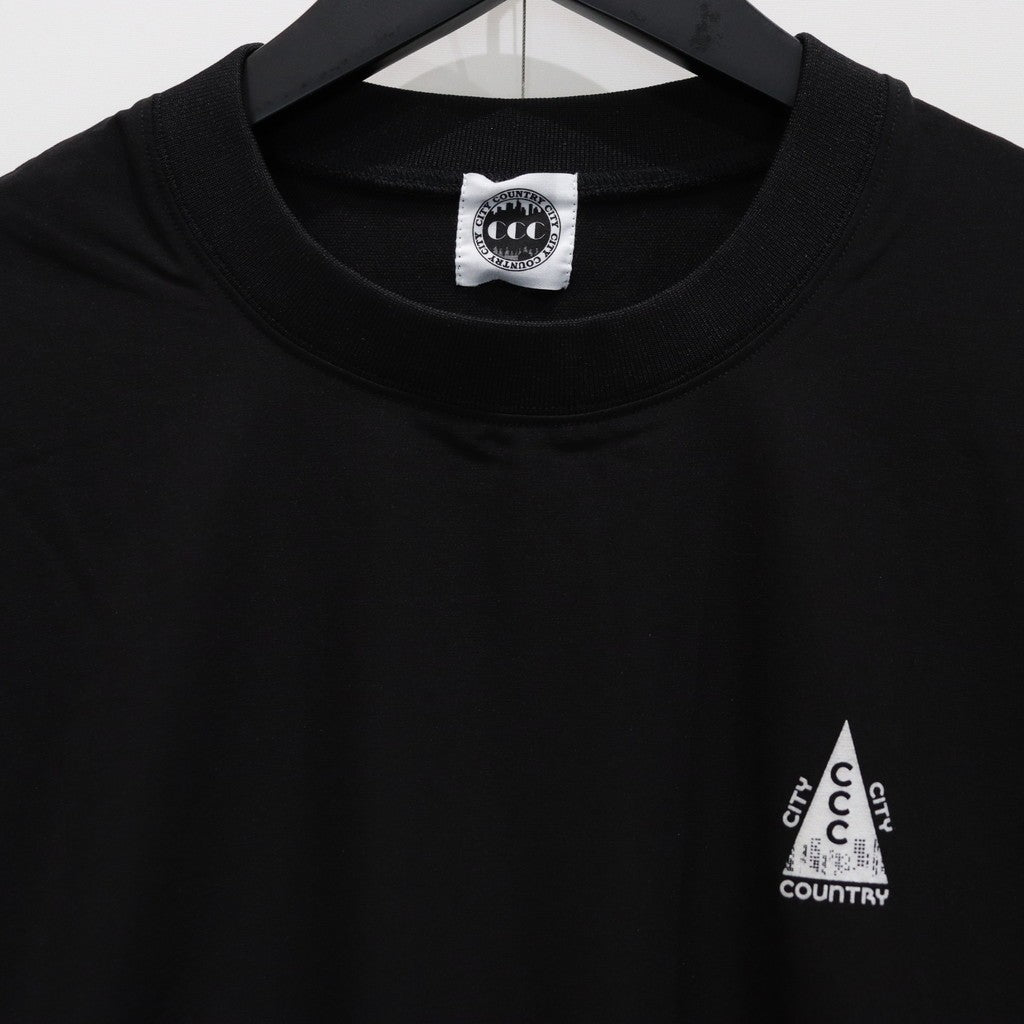 彈性圓領衫 #黑色 [CCC-253C004]