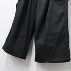 STRIPE BAGGY CARGO PANTS #Black [SU26-B06]
