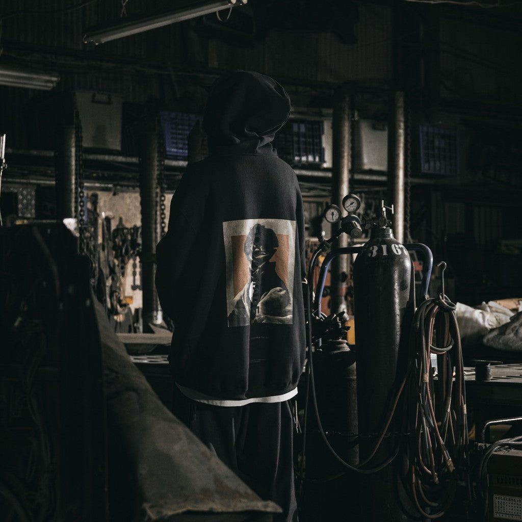 「G7-H1」陰影漆連帽衫#IRON [GOOPI-23AW-OCT-03]