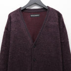 MOHAIR CARDIGAN #PURPLE [25FW-WMK-KN20]