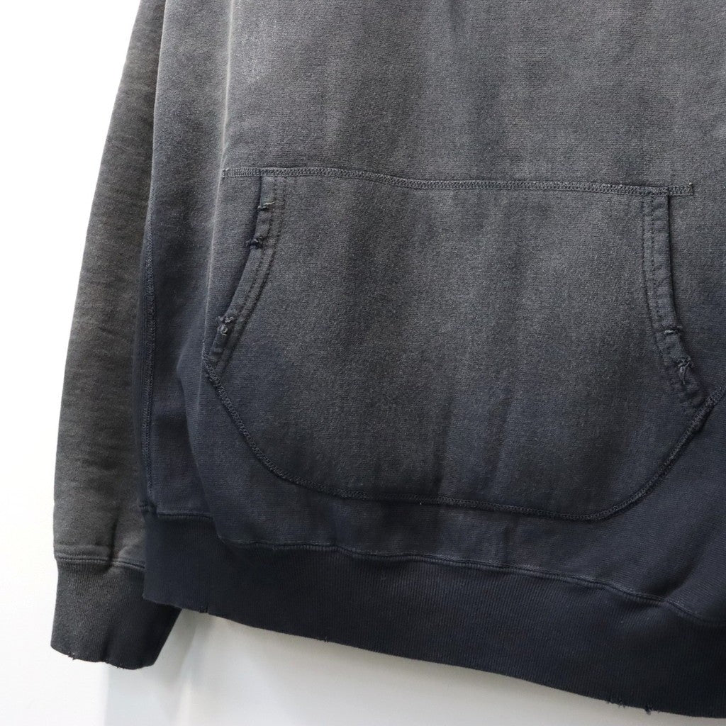 WEATHERED HOODIE #BLACK [BWU-WH]