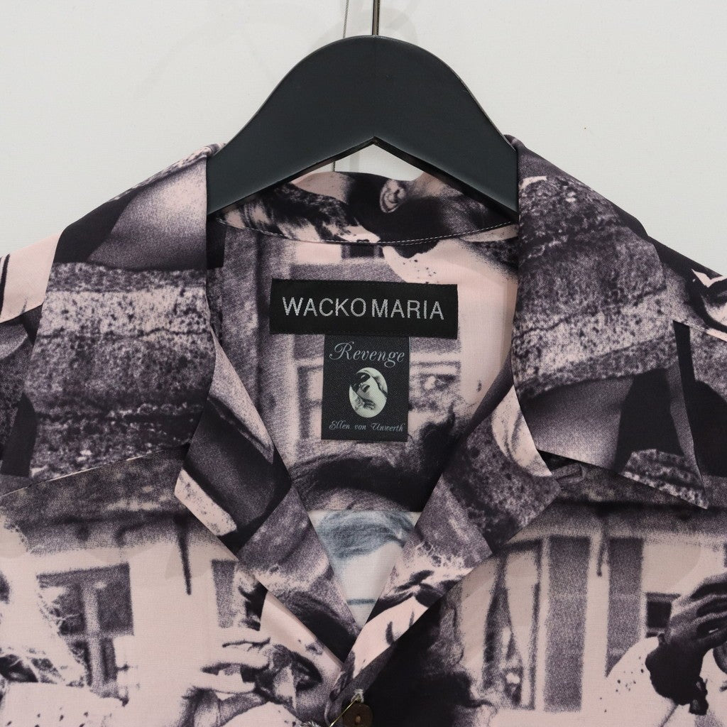 ELLEN VON UNWERTH | S/S HAWAIIAN SHIRT ( TYPE-2 ) #PINK [EVU-WM-HI02]