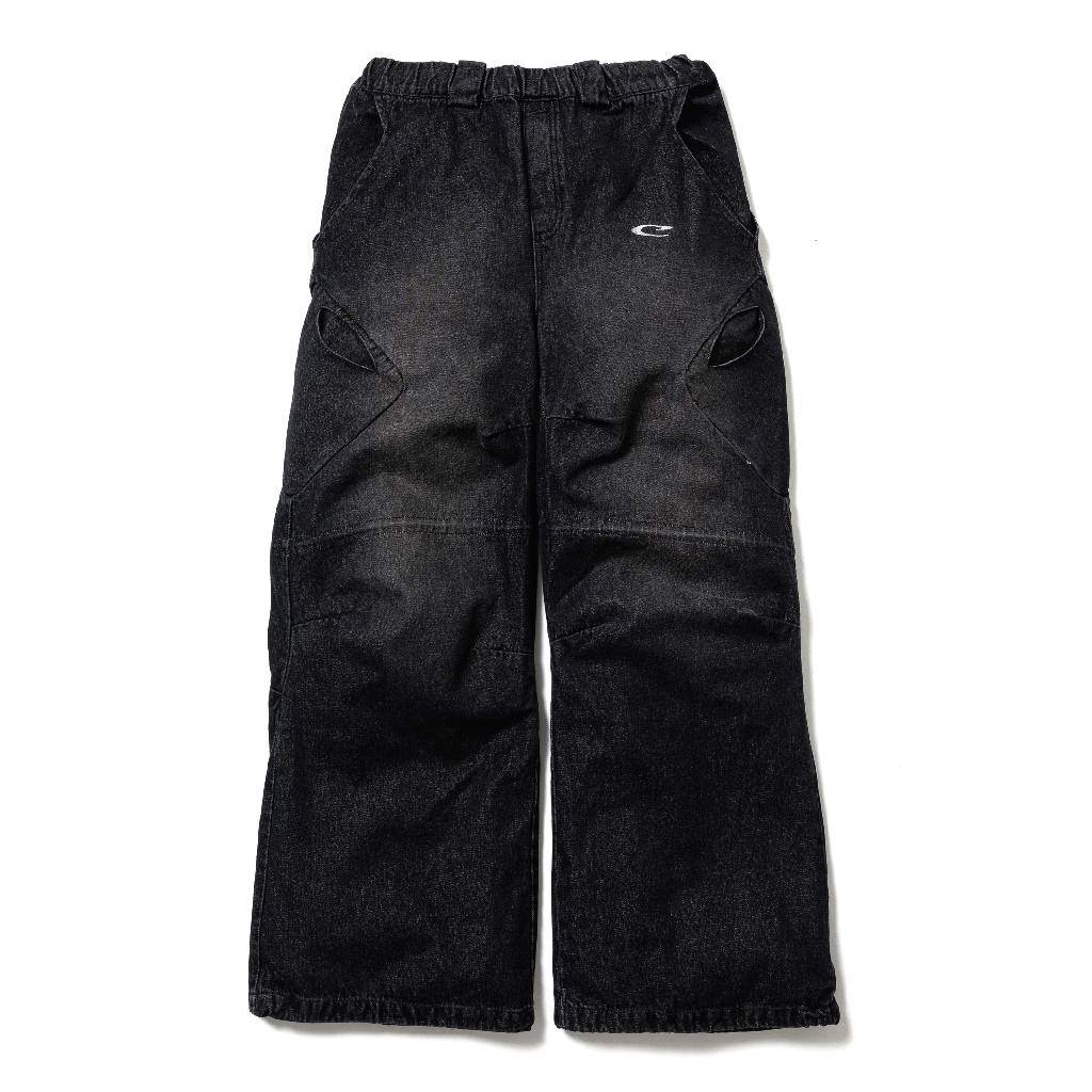 CPG | RHOMBUS DENIM PANTS #BLACK [25SS-CPG-03 / FS1741]