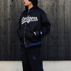 MLB | LA | REVERSIBLE VARSITY JACKET ( TYPE-2 ) #BLACK-BEIGE [MLB-WM-BL02]