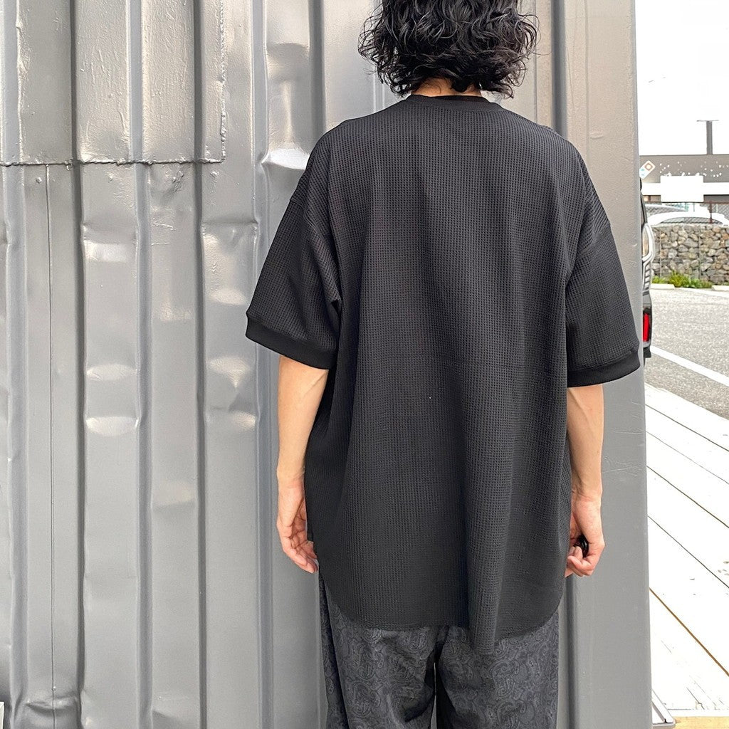 TECH THERMAL HENLEY S/S #BLACK [BE-39024]_DAIWA PIER39