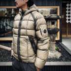 D.D. SHELL HOODED DOWN JACKET #356 FALLEN ROCK [21CMOW702A -26FWM]