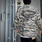 虎紋迷彩軍用襯衫（2型）#米色 [25FWE-WMO-ML06]