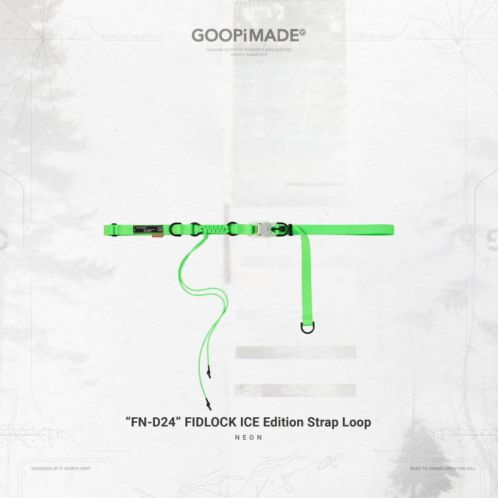 「FN-D24」 FIDLOCK ICE Edition Strap Loop #NEON [GOOPI-24SS-JUN-03]