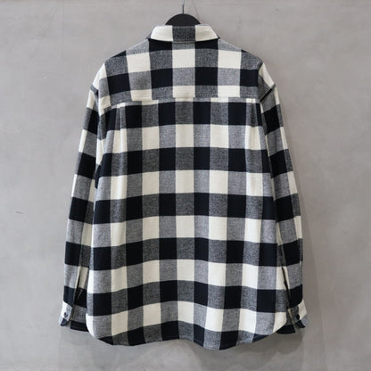 FLANNEL REGULAR COLLAR SHIRT #WHITE [24FW-WMS-RC01]