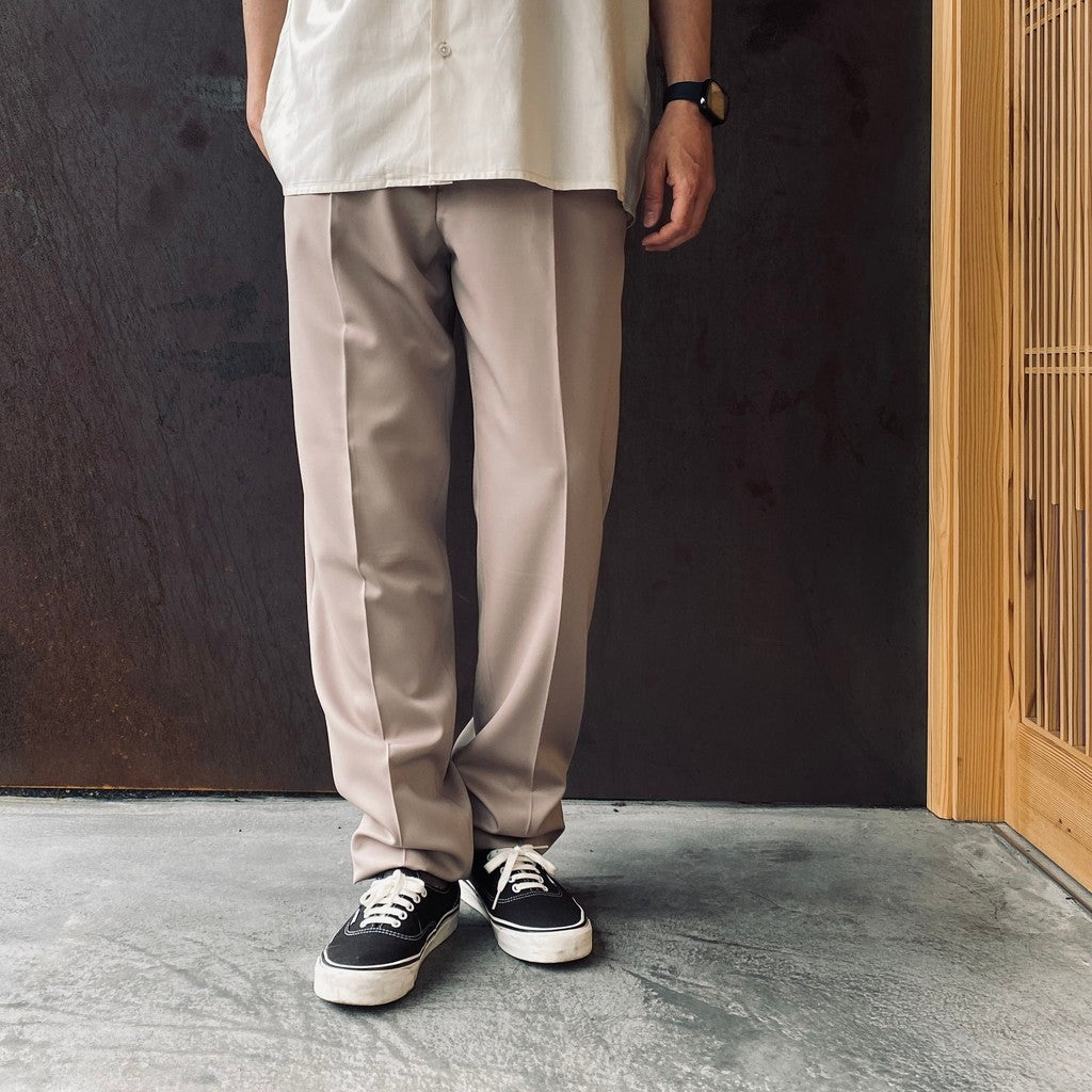 PLEATED TROUSERS ( TYPE-2 ) #L-PINK [26SS-WMP-TR02]
