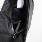 TEXTURED TWILL LAYERED SLINGER BAG #CHARCOAL [FTT36262B0009]