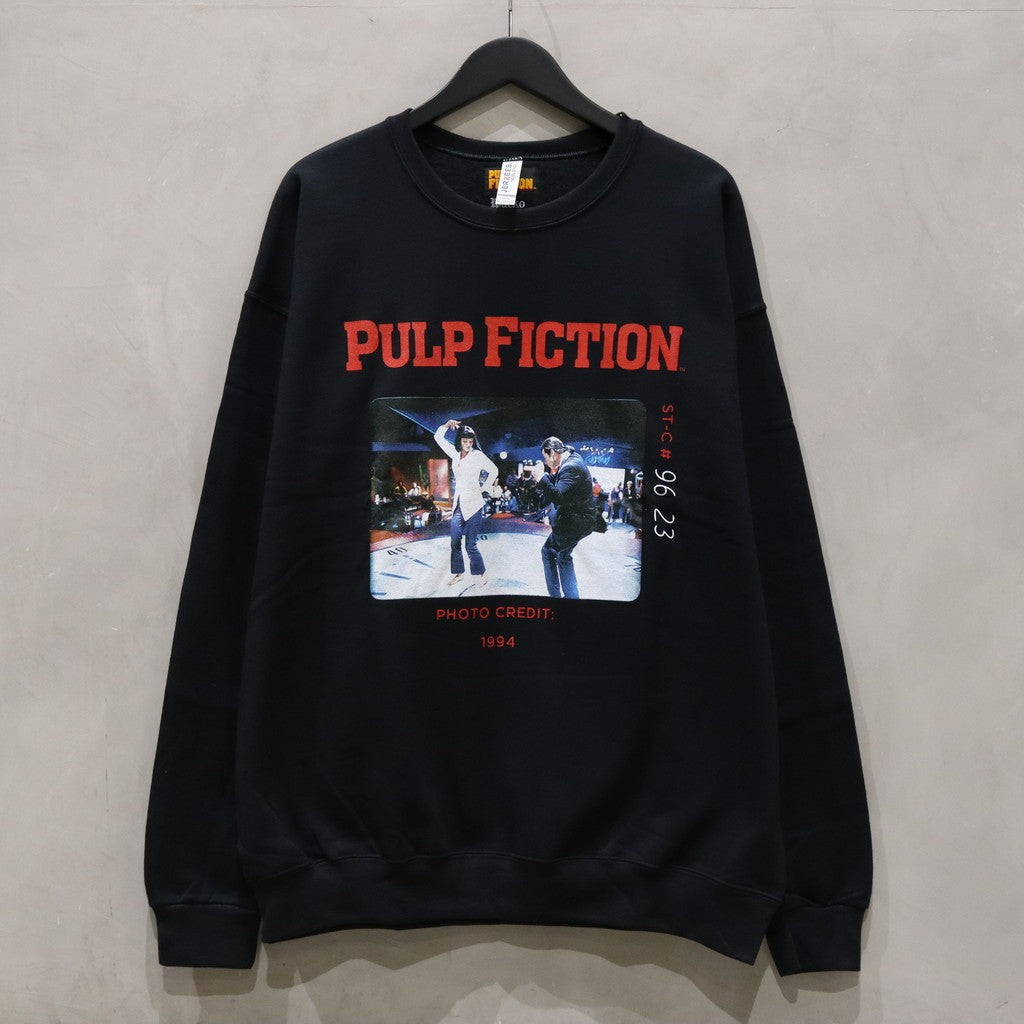 PULP FICTION | CREW NECK SWEAT SHIRT ( TYPE-4 ) #BLACK [PF-WM-SS07]