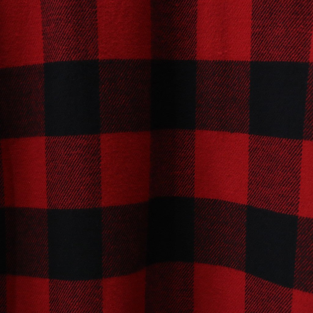 FLANNEL REGULAR COLLAR SHIRT #RED [24FW-WMS-RC01]