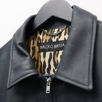 SINGLE RIDERS LEATHER JACKET ( TYPE-2 ) #D-BLUE [26SS-WMO-BL02]