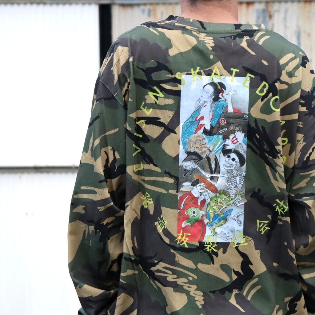 HYAKKI YAENZU LS TEE #Camo [26FW_T02]