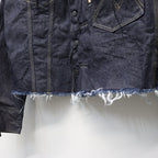 Deconstructed Denim Tracker(KOJIMA) #INDIGO [M-P3-LO5]