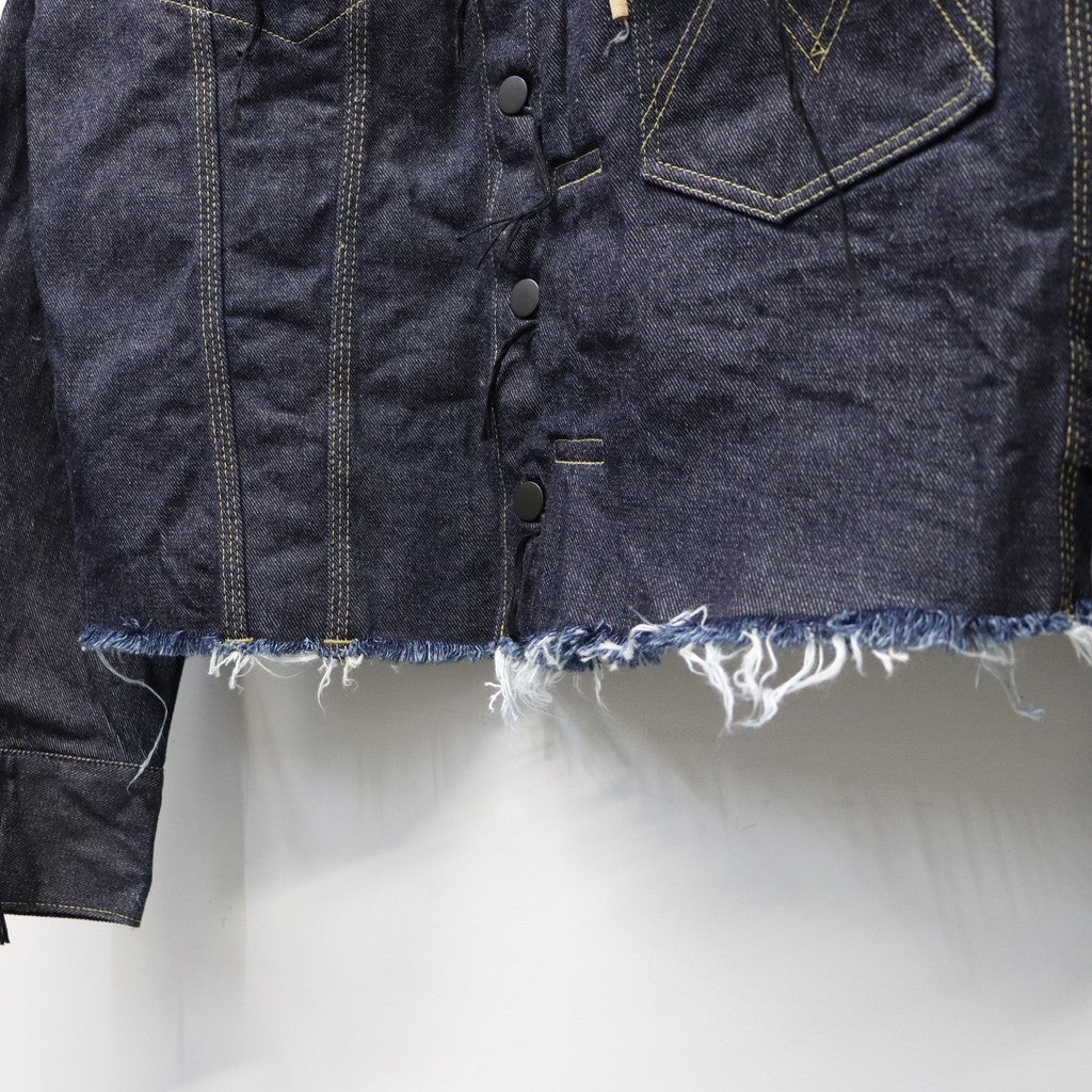 Deconstructed Denim Tracker(KOJIMA) #INDIGO [M-P3-LO5]
