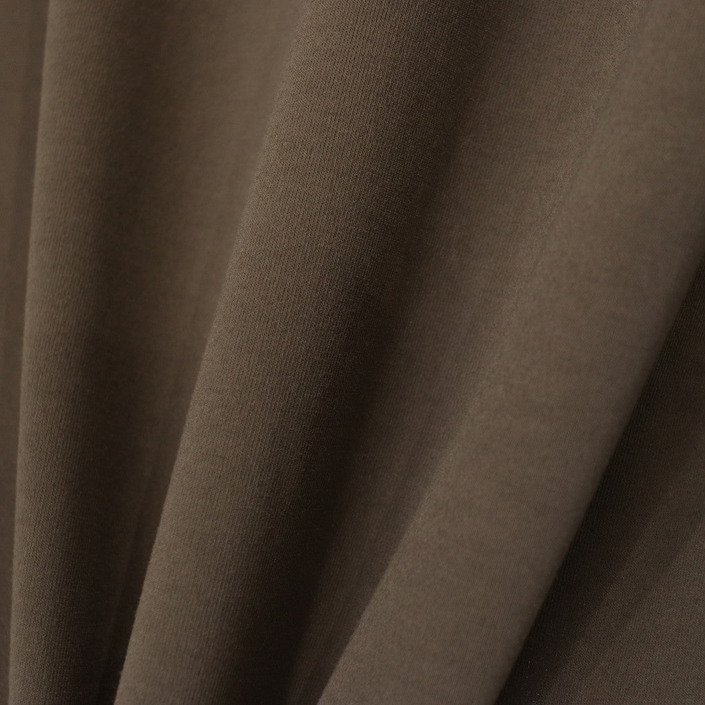 TECH DRAWSTRING TEE L/S #BROWNKAHKI [BE-31025W]