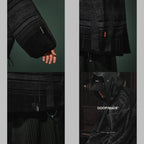 「8SE-01K」 MEGA-type Plaid Knit Sweater #SHADOW [GOOPI-24AW-NOV-03]