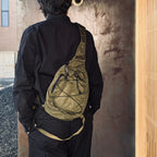 NYLON B CROSSBODY BACKPACK #IVY GREEN 683 [RCCMAC735A]