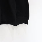 COLLEGE L/S T-SHIRT #Black [SS25-T03]