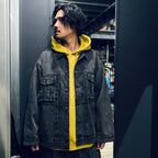 牛仔外套#黑色 [23FW-JK05]