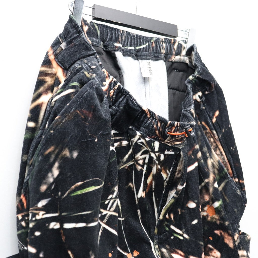 TACTICAL VELOUR CAMO BALLOON PANTS (TIGHTBOOTH x BES) #Camo [SS26-RC09]