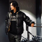 LEATHER DOWN JACKET -B- -TYPE 2- #BLACK [23FW-WMO-OD03]
