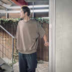 TECH SWEAT CREW S/S #BEIGE [BE-51025]