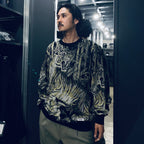 TIM LEHI | JACQUARD SWEATER #OLIVE [23FW-WMK-KN22]