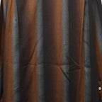 STRIPED OPEN COLLAR SHIRT L/S #BROWN [25FW-WMS-OC07]