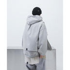 G7-H3 「Ｍantle」 Double-Layer Hoodie #L-GRAY [GOOPI-23AW-JAN-03]
