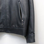 SINGLE RIDERS LEATHER JACKET ( TYPE-2 ) #D-BLUE [26SS-WMO-BL02]