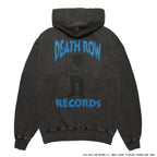 DEATH ROW RECORDS | WASHED MIDDLE WEIGHT PULLOVER HOODED SWEAT SHIRT #GRAY [DEATHROW-WM-SS02]