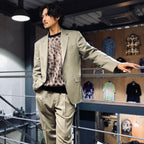 LEOPARD MOHAIR CREW NECK SWEATER -TYPE 1- #PURPLE [23FW-WMK-KN12]