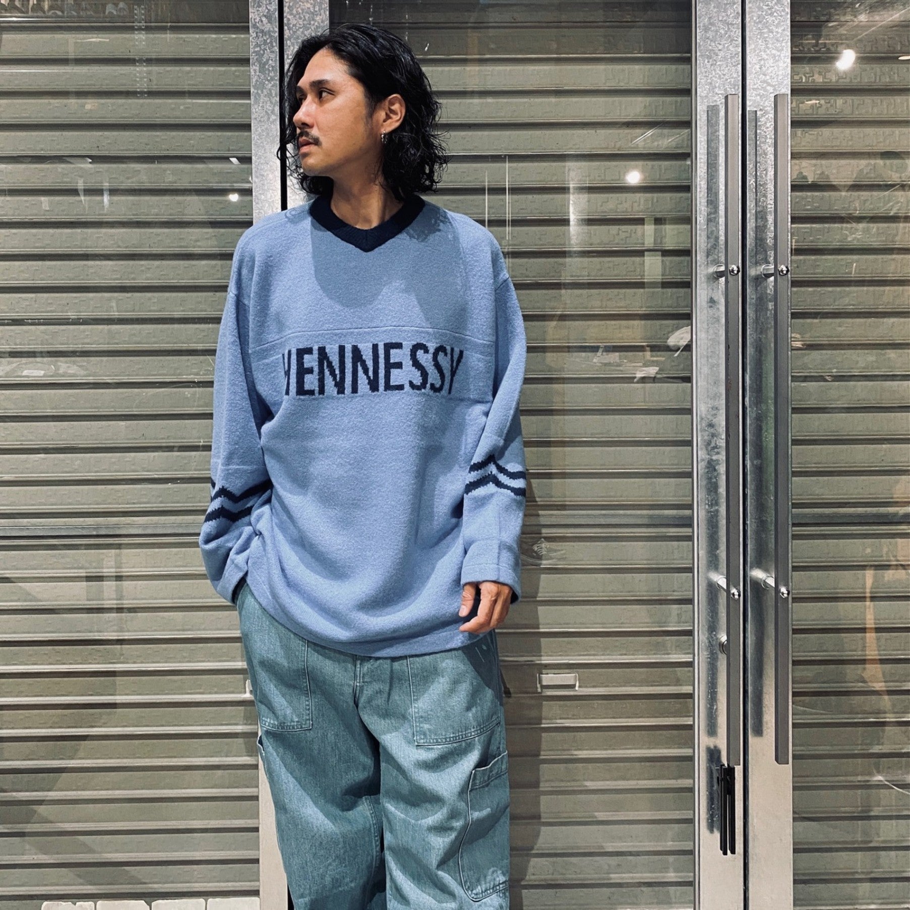 亨尼足球毛衣 #藍色 [SC2420-KN04]