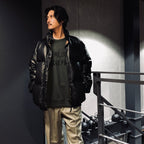 LEATHER DOWN JACKET -B- -TYPE 2- #BLACK [23FW-WMO-OD03]