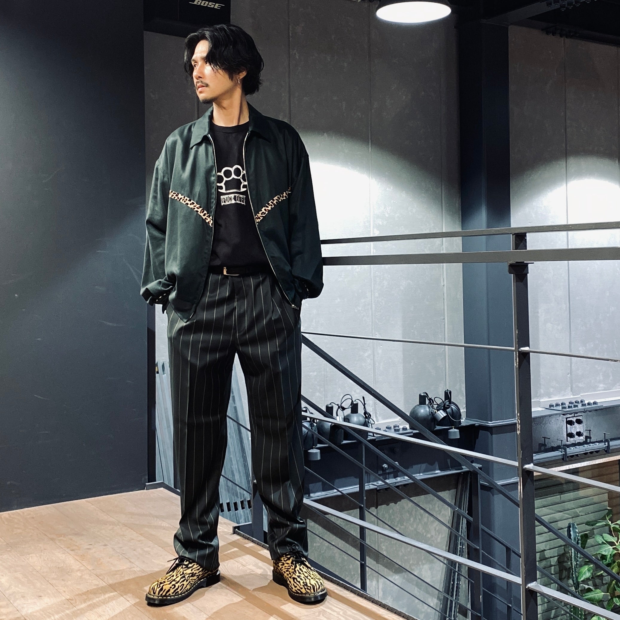 JOHNNY | CREW NECK T-SHIRT #BLACK [JOHNNY-WM-TEE01]