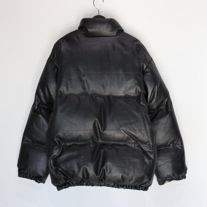 LEATHER DOWN JACKET ( TYPE-2 ) #BLACK [24FW-WMO-OD02]