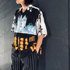 GHOST IN THE SHELL 2 INNOCENCE | Ghost in the Shell | S/S HAWAIIAN SHIRT -TYPE 2- #WHITE [INNOCENCE-WM-HI02]