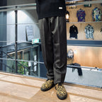 DOUBLE PLEATED TROUSERS #CHARCOAL [23FW-WMP-TR21]