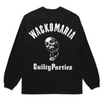 56 TATTOO STUDIO | WASHED HEAVY WEIGHT CREW NECK LONG SLEEVE T-SHIRT #BLACK [56TS-WM-LT03]