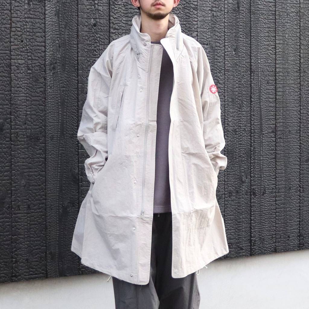 NYLON ZIP OVER COAT #GREY [CES22JK06]