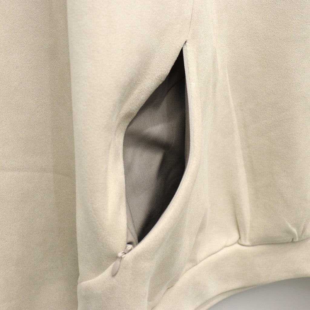 麂皮連帽衫 #灰色 [FW25-SW06]