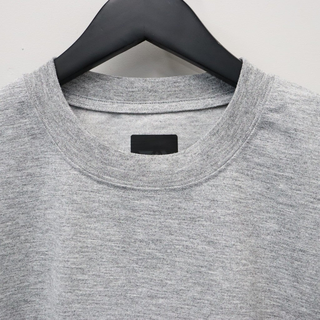 TECH DRAWSTRING TEE S/S #HEATHER GRAY [BE-32026W]