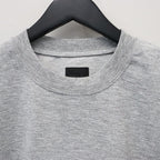 TECH DRAWSTRING TEE S/S #HEATHER GRAY [BE-32026W]