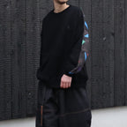 JULIEN CARD CREWNECK #Black [26SS-SW01]